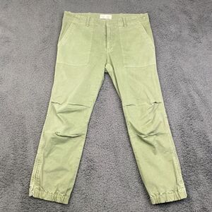 Nili Lotan Cropped French Military Pant Fatigue Green Size 6 SEE